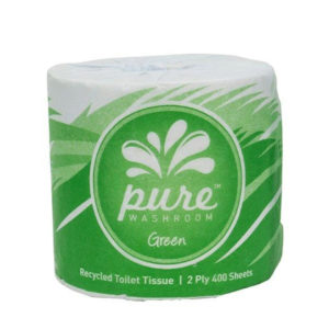 2 Ply Recycled Toilet Tissue 48 Rolls 100x100mm 250 Sheets